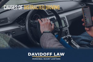 Causes of distracted driving