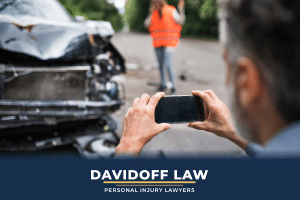 Immediate actions after a distracted driving accident