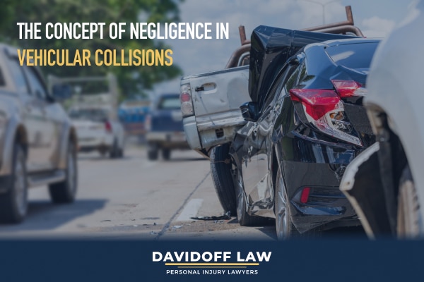 The concept of negligence in vehicular collisions