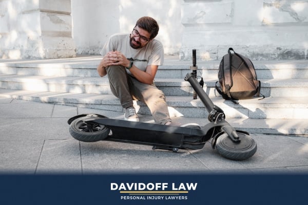 Types of injuries sustained in scooter accidents