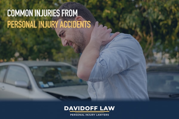 Common injuries from personal injury accidents