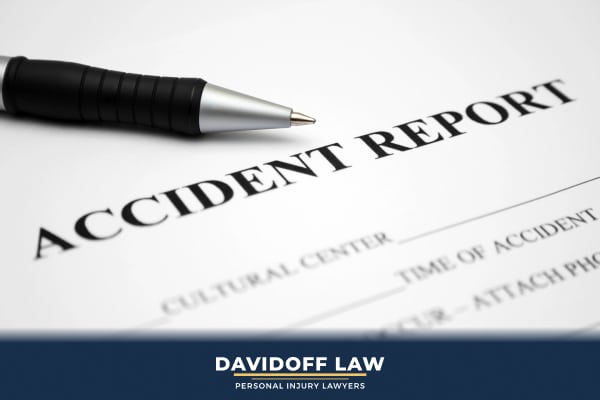 Not reporting the accident to authorities